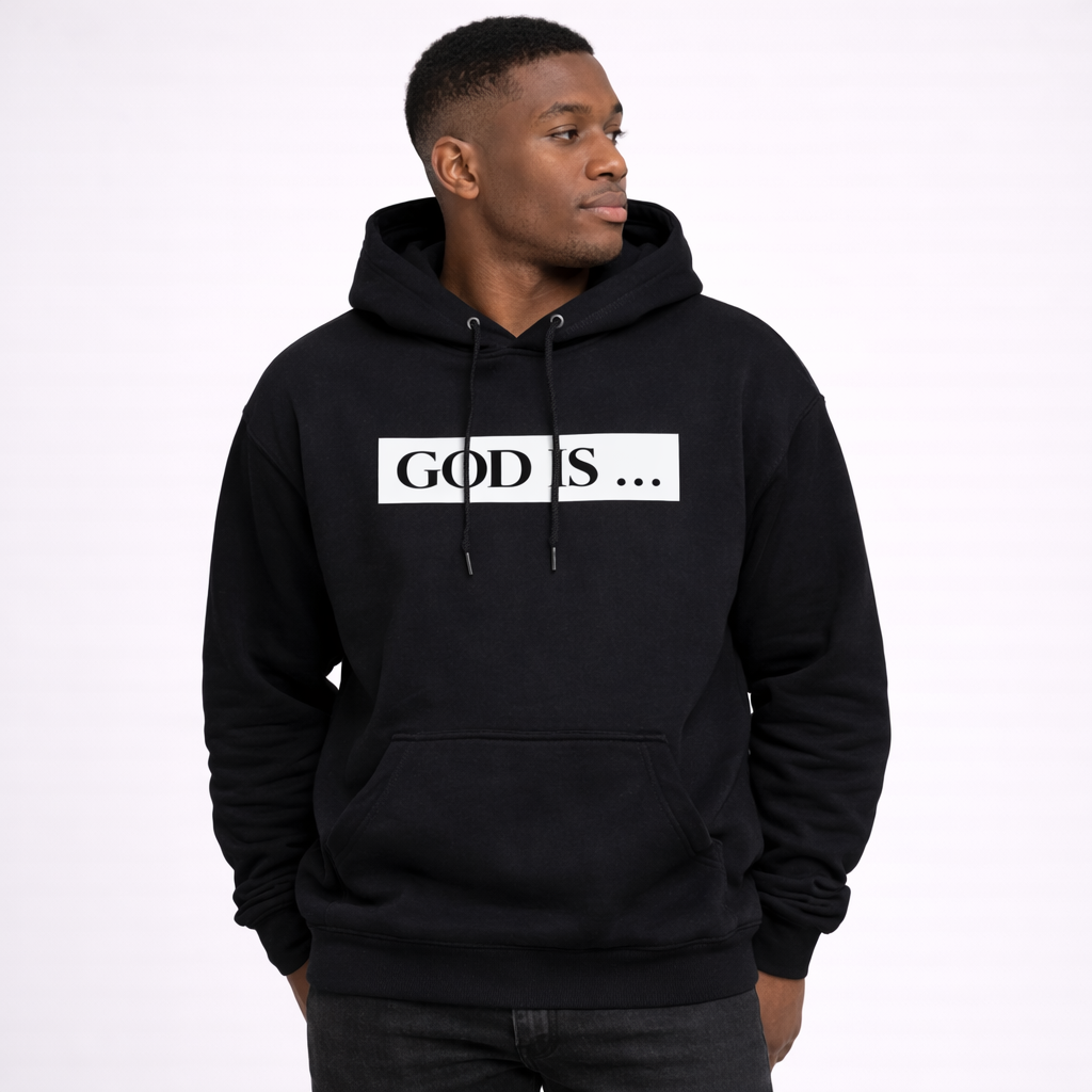 GOD IS LOVE Signature Hoodie Black