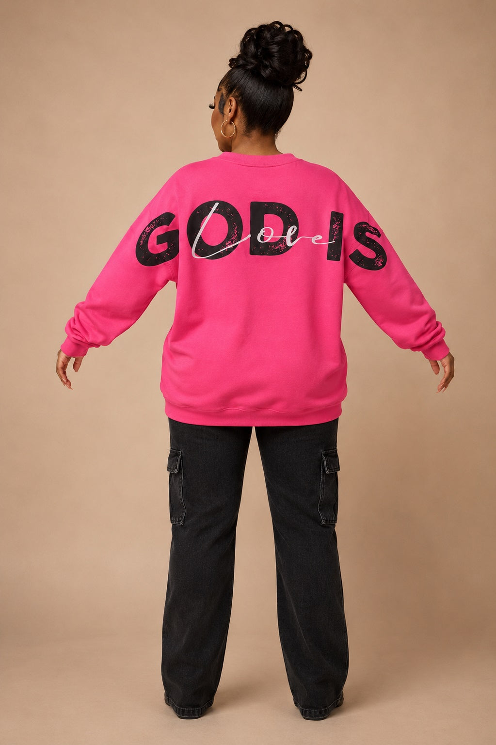 Oversize Sweatshirt - Pink
