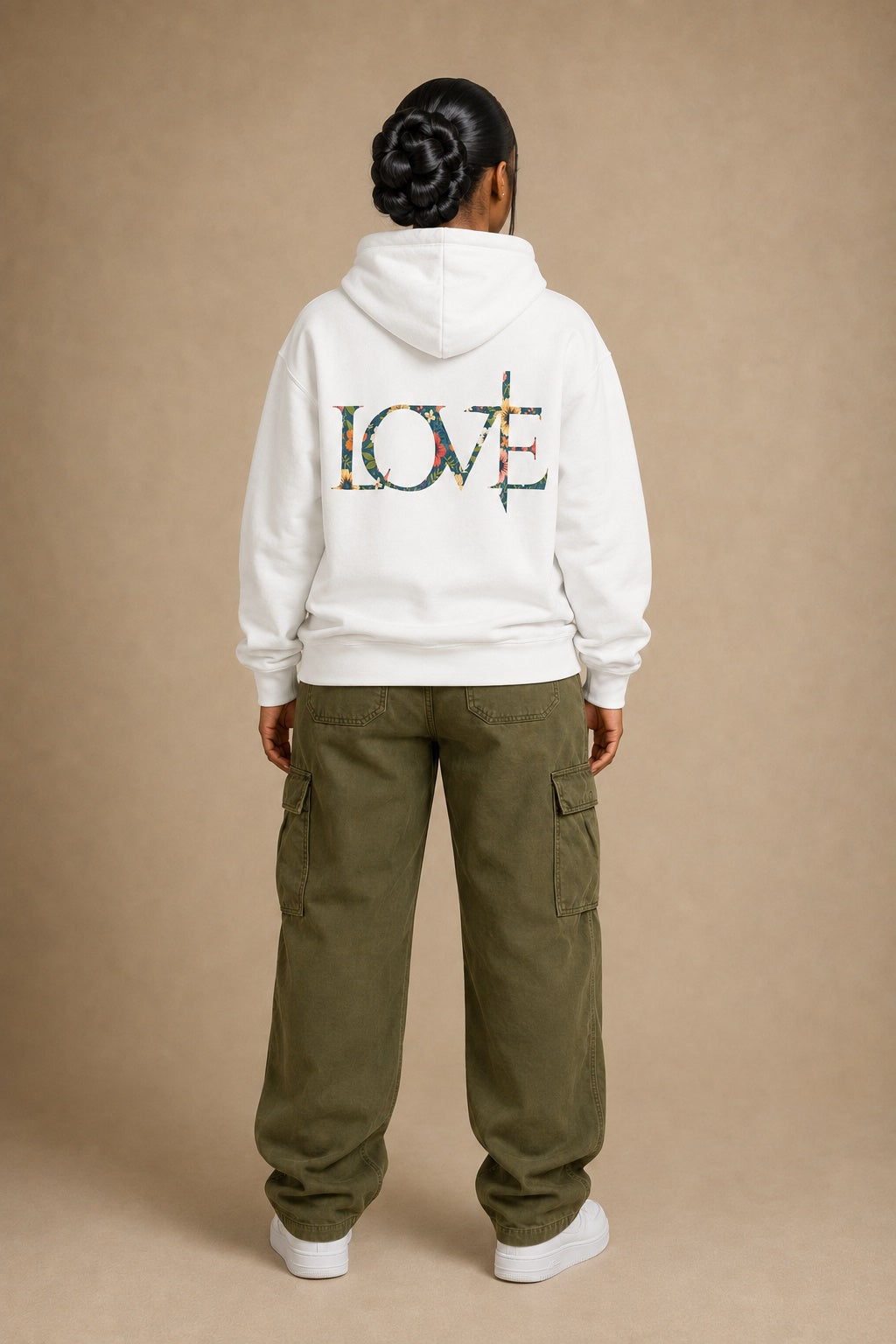 GOD IS LOVE Hoodie - White